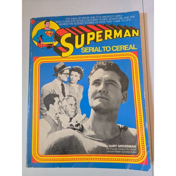 Superman Serial to Cereal by Gary Grossman 1976 Paperback Book - Picture 1 of 6